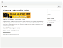 Tablet Screenshot of ensemble.lhric.org