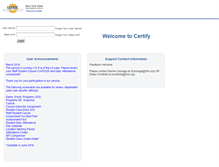 Tablet Screenshot of certify.lhric.org